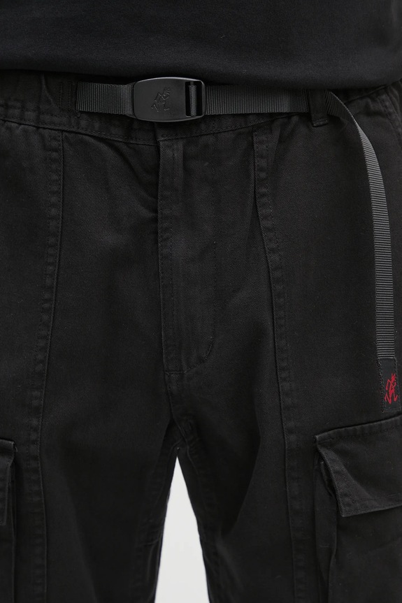 Gramicci pantaloni in cotone Front Cargo Pant nero G5SM.P089