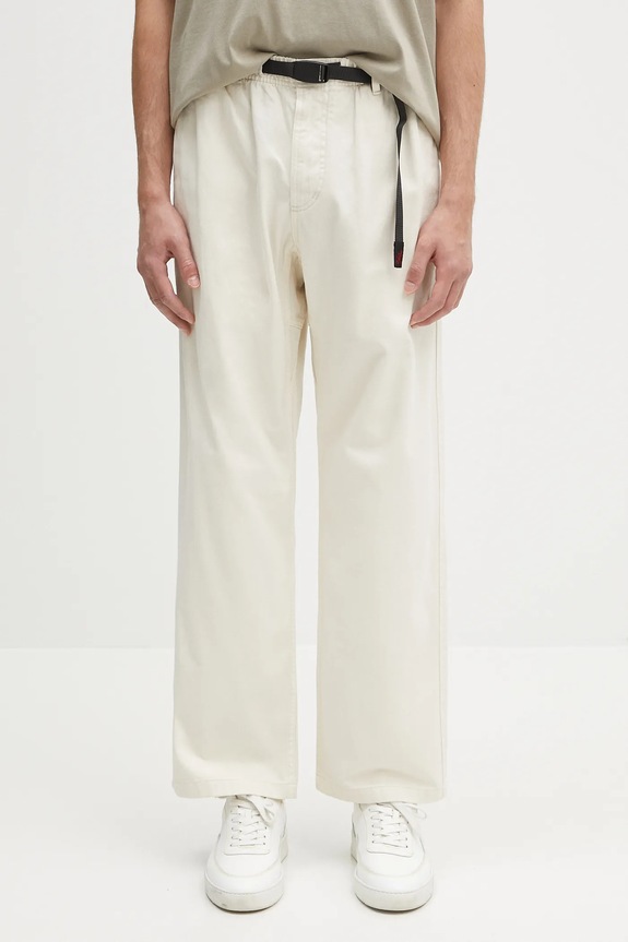 Gramicci cotton trousers Pant Straight Fit cotton beige G116.OGT