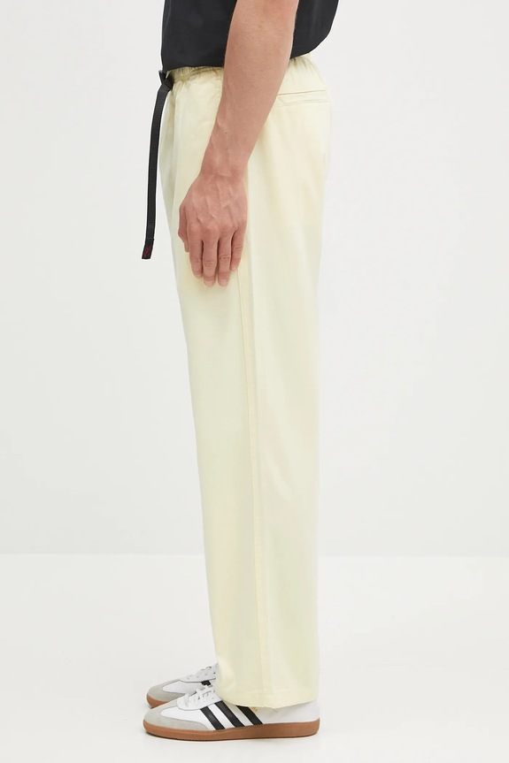 Gramicci pantaloni de bumbac Pant Straight Fit G116.OGT galben AW25