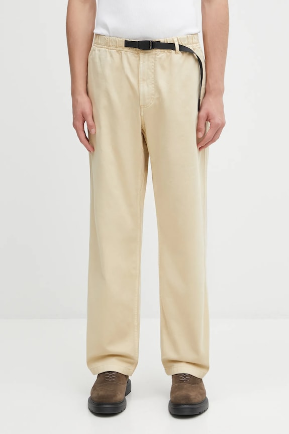 Gramicci pantaloni de bumbac Pant Straight Fit drept bej G116.OGT