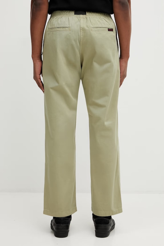 Odzież Gramicci spodnie bawełniane Pant Straight Fit G116.OGT zielony