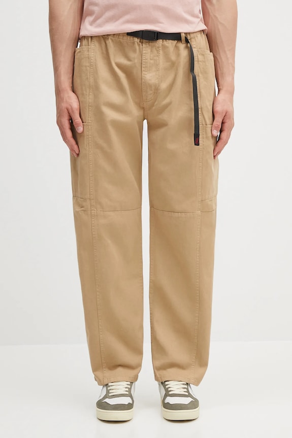 Gramicci cotton trousers Voyager Pant cotton beige G5SM.P086