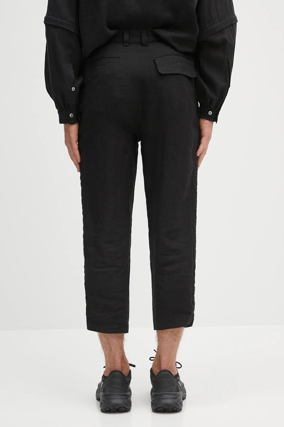 Abbigliamento Undercover pantaloni in lino Pants UC1E4501.3 nero