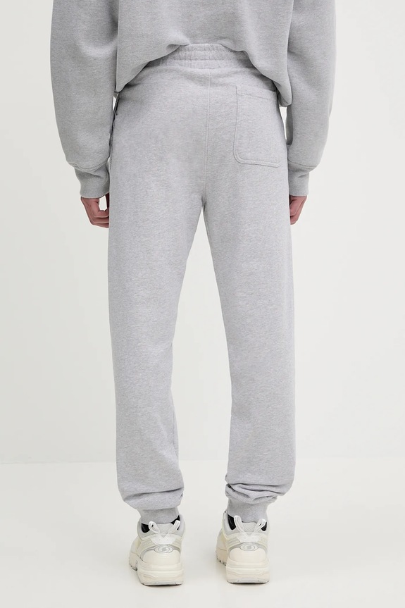 Abbigliamento Maison Kitsuné pantaloni tuta di cotone Fox Head Patch Regular LM01114KM0001 grigio