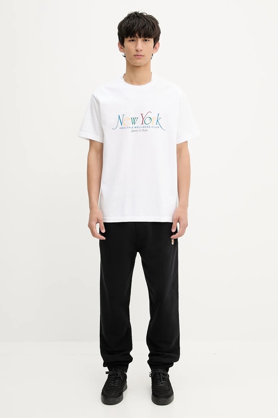 Maison Kitsuné cotton joggers Fox Head Patch Regular LM01114KM0001 black