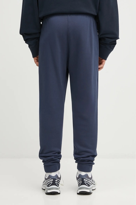 Одяг Бавовняні спортивні штани Maison Kitsuné Bold Fox Head Patch Comfort MM01125KM0321 темно-синій