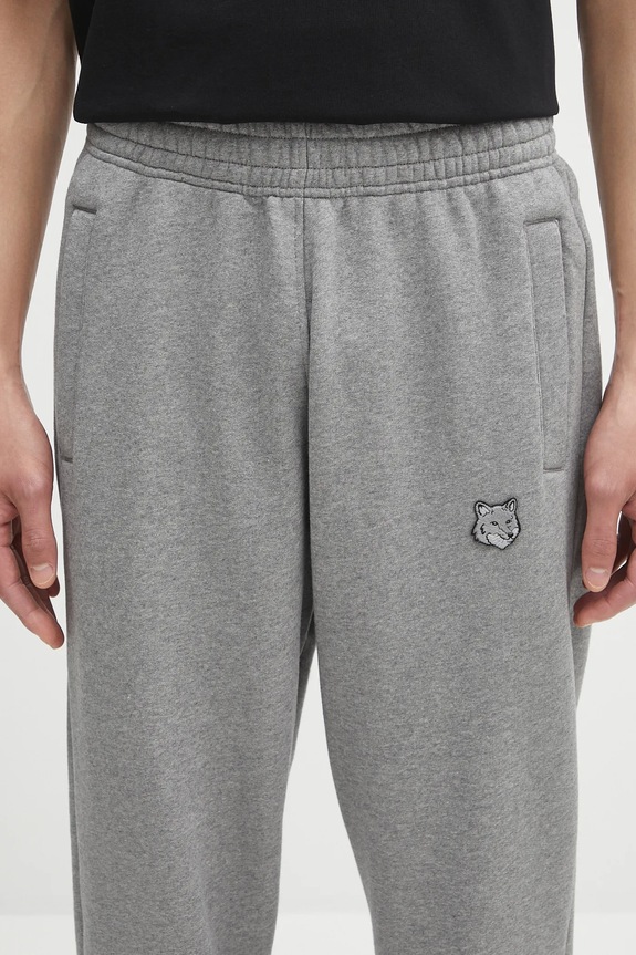 Бавовняні спортивні штани Maison Kitsuné Bold Fox Head Patch Comfort сірий MM01125KM0321