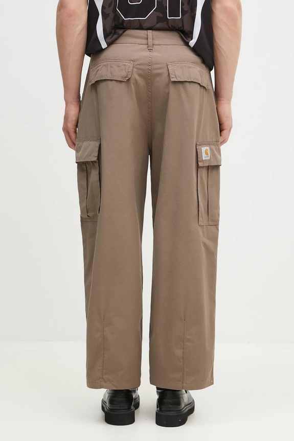 Abbigliamento Carhartt WIP pantaloni in cotone Cole Cargo Pant I030477.1YJ02 verde