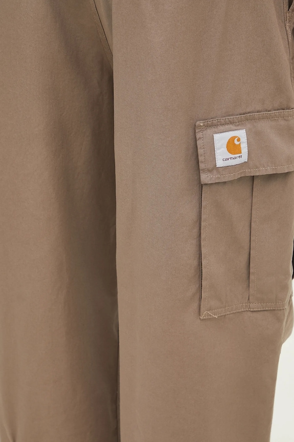 Carhartt WIP pantaloni in cotone Cole Cargo Pant verde I030477.1YJ02