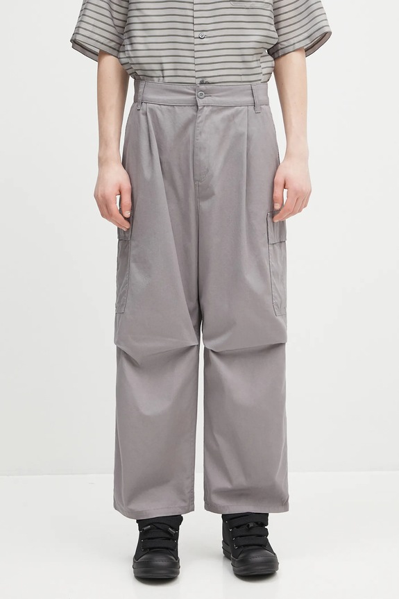 Carhartt WIP pantaloni Cole Cargo Pant cotone grigio I030477.2LR02