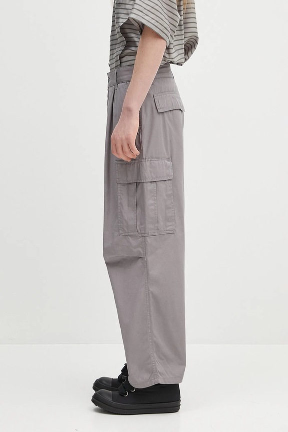 Carhartt WIP pantaloni Cole Cargo Pant I030477.2LR02 grigio SS25