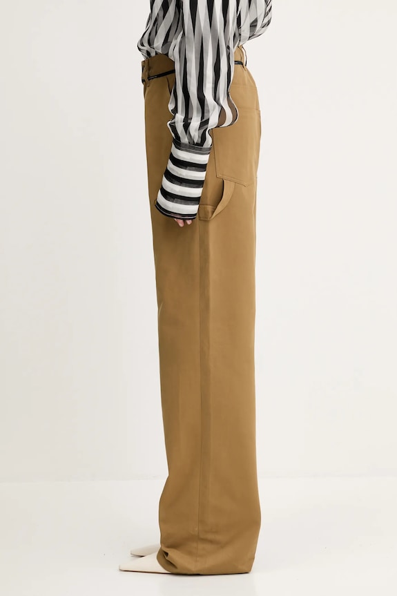Martine Rose cotton trousers Carpenter green 843WP02411
