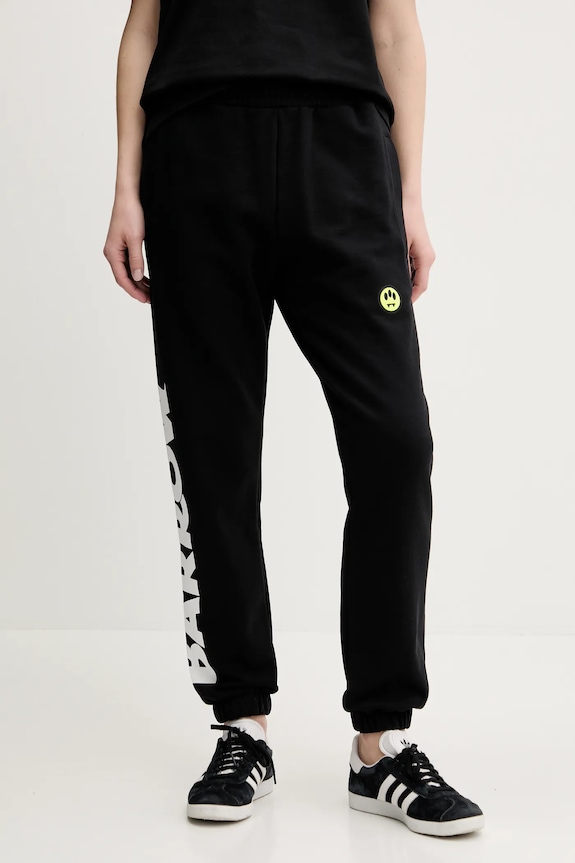 Îmbrăcăminte Barrow pantaloni de trening din bumbac S5BWUAFP088 negru