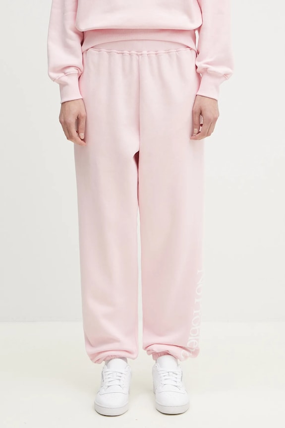 No Problemo spodnie dresowe bawełniane No Problemo Sweatpant NP3000203 różowy SS25