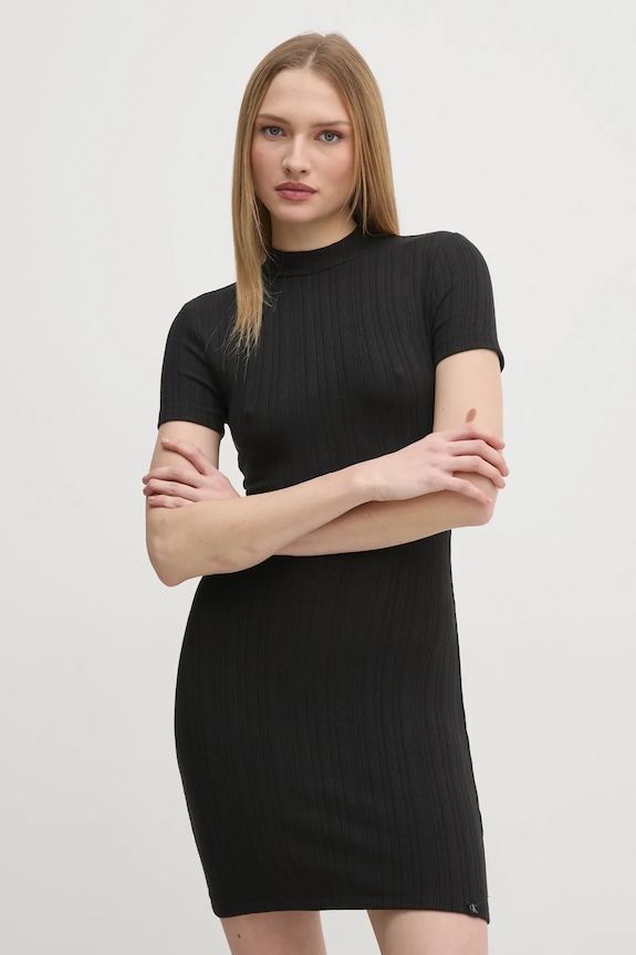Calvin Klein Jeans rochie mini negru J20J224832