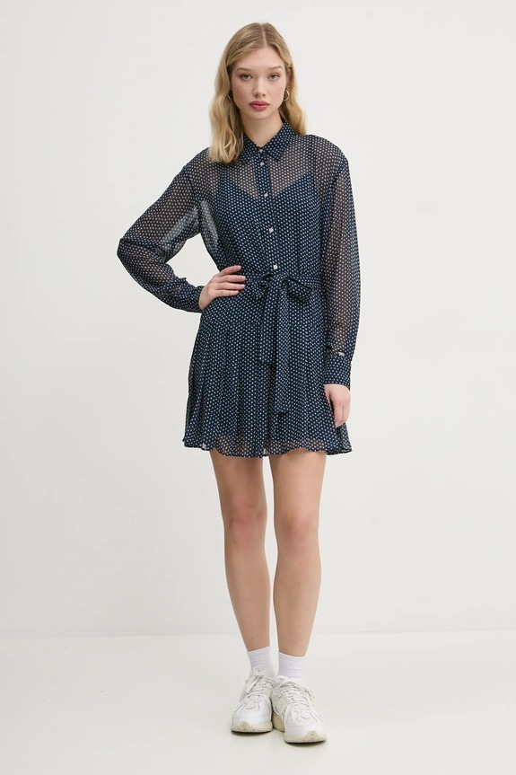 Haljina Tommy Jeans DW0DW19473 mornarsko plava SS25