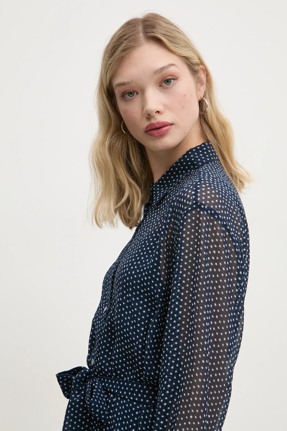 Haljina Tommy Jeans mornarsko plava DW0DW19473