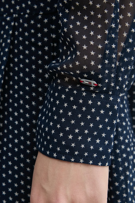 Haljina Tommy Jeans DW0DW19473 mornarsko plava