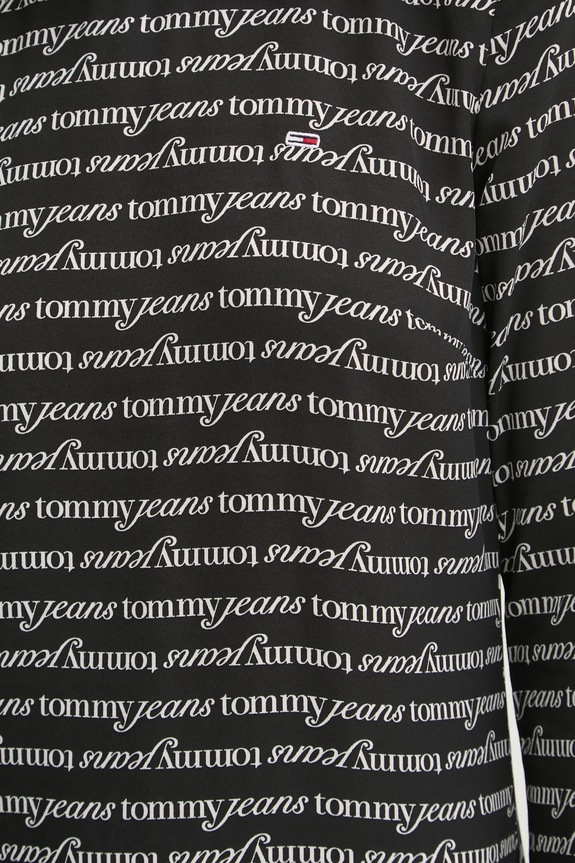 Obleka Tommy Jeans DW0DW20456 črna