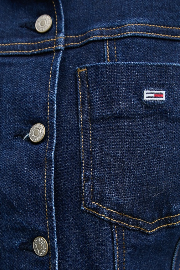 Haljina Tommy Jeans DW0DW20533 mornarsko plava