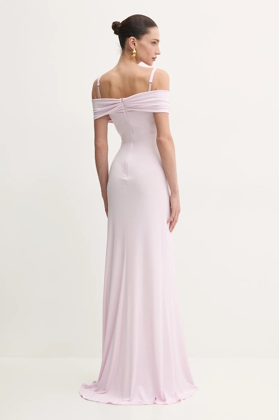 Odzież Elisabetta Franchi sukienka ABR0851E2 różowy