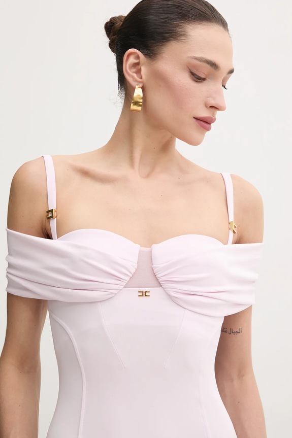 Elisabetta Franchi sukienka ABR0851E2 różowy