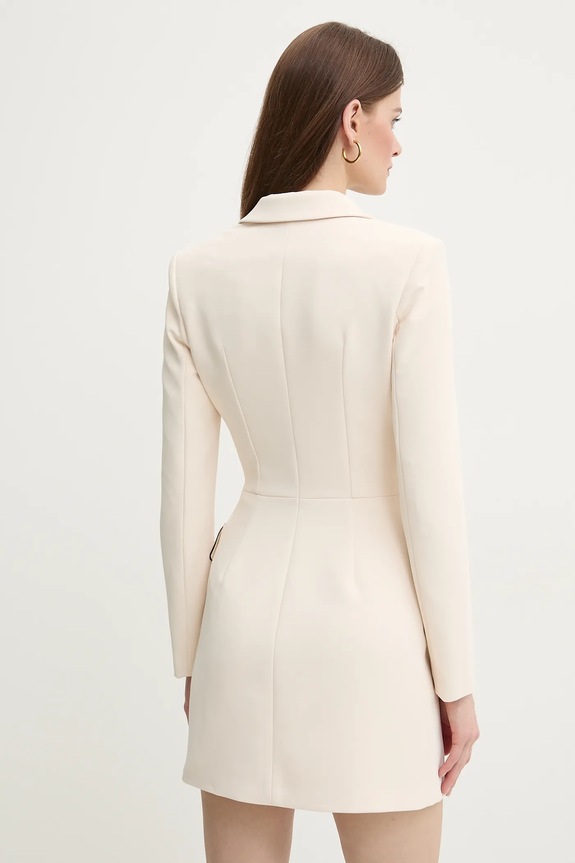 Odzież Elisabetta Franchi sukienka AB73451E2 beżowy