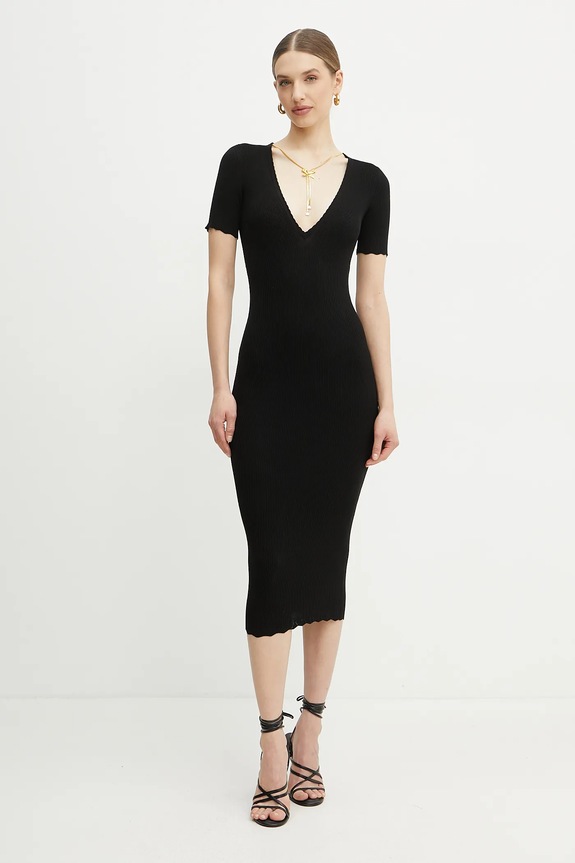 Elisabetta Franchi sukienka casual czarny AM53S51E2