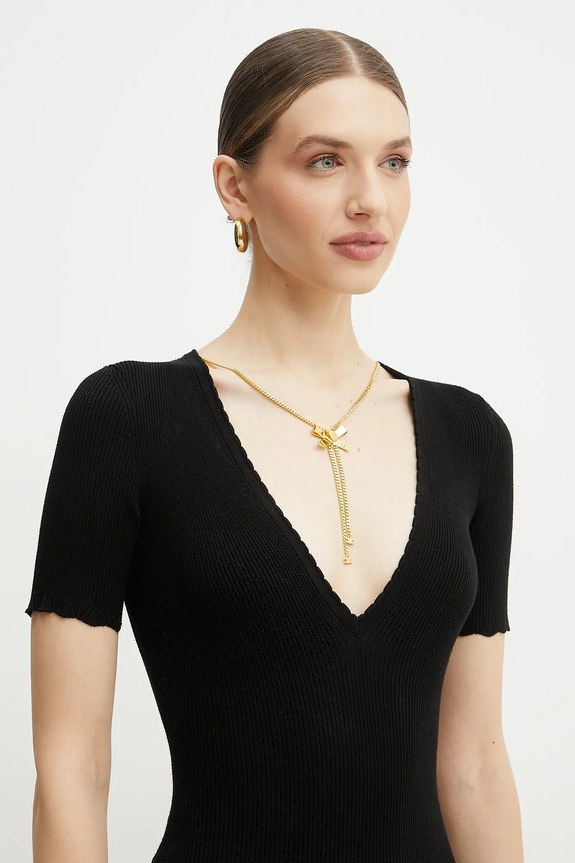 Elisabetta Franchi sukienka AM53S51E2 czarny SS25