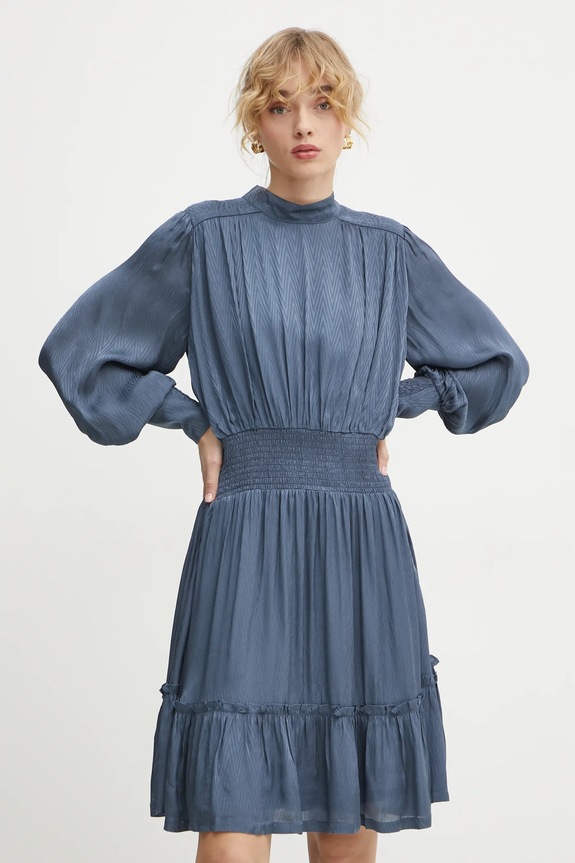 Bruuns Bazaar rochie mini albastru BBW4222
