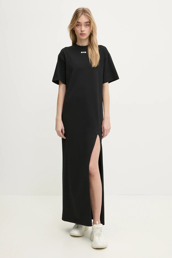 MSGM vestito maxi nero 3841MDA83.257002