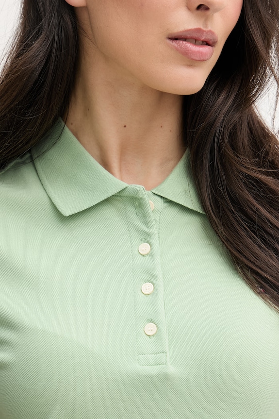 Tommy Hilfiger φόρεμα βαμβάκι με ελαστάν WW0WW43228 πράσινο