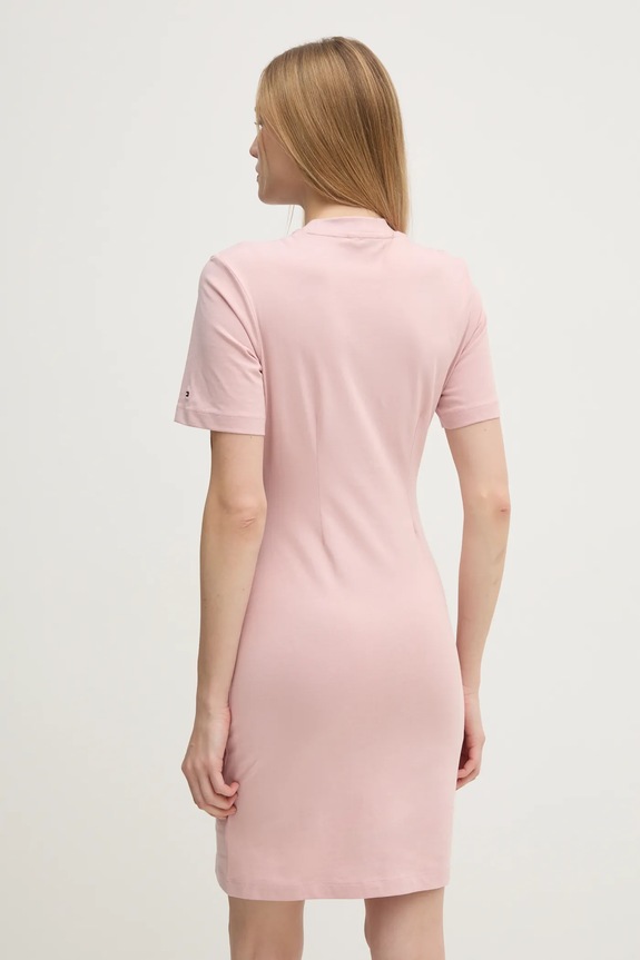 Odjeća Pamučna haljina Tommy Hilfiger WW0WW43830 roza