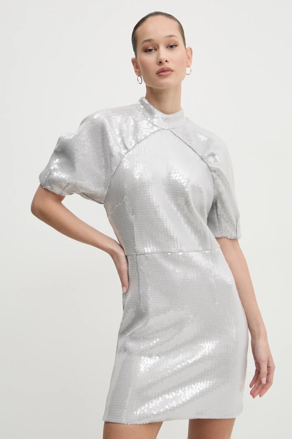 Haljina Rotate natpis siva 113570039