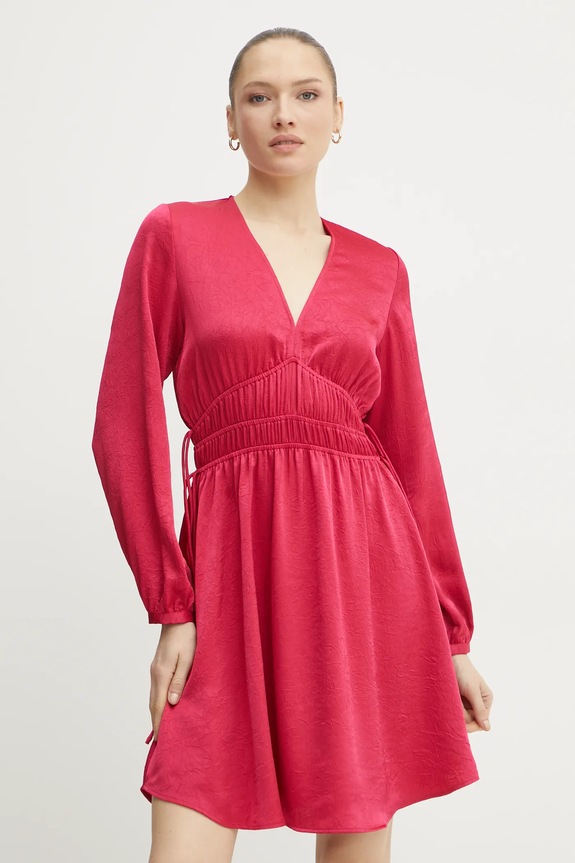 Φόρεμα BOSS Orange μακρύ ροζ 50542146