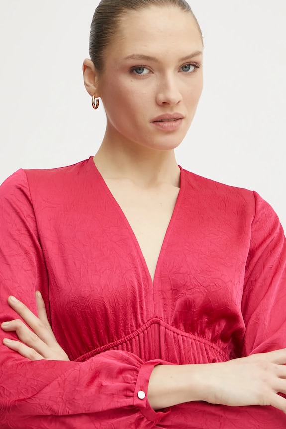 Φόρεμα BOSS Orange ροζ 50542146