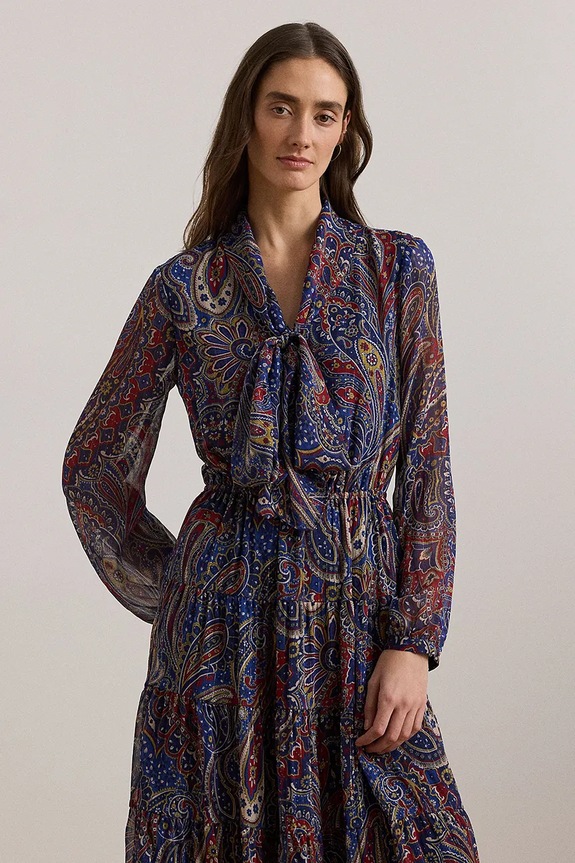 Oblačila Obleka Lauren Ralph Lauren 200957155 pisana