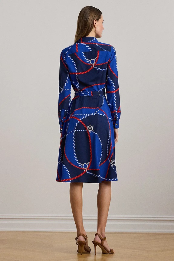 Lauren Ralph Lauren sukienka 200962233 niebieski SS25