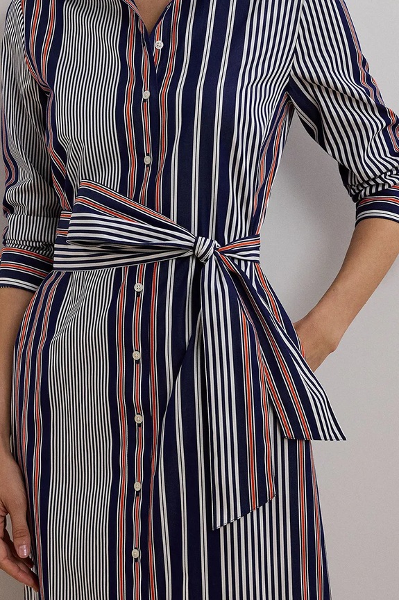 Pamučna haljina Lauren Ralph Lauren šarena 200962683