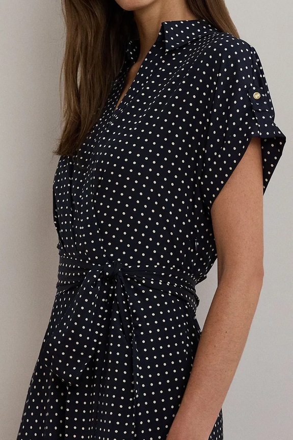 Šaty Lauren Ralph Lauren námořnická modř 250957093