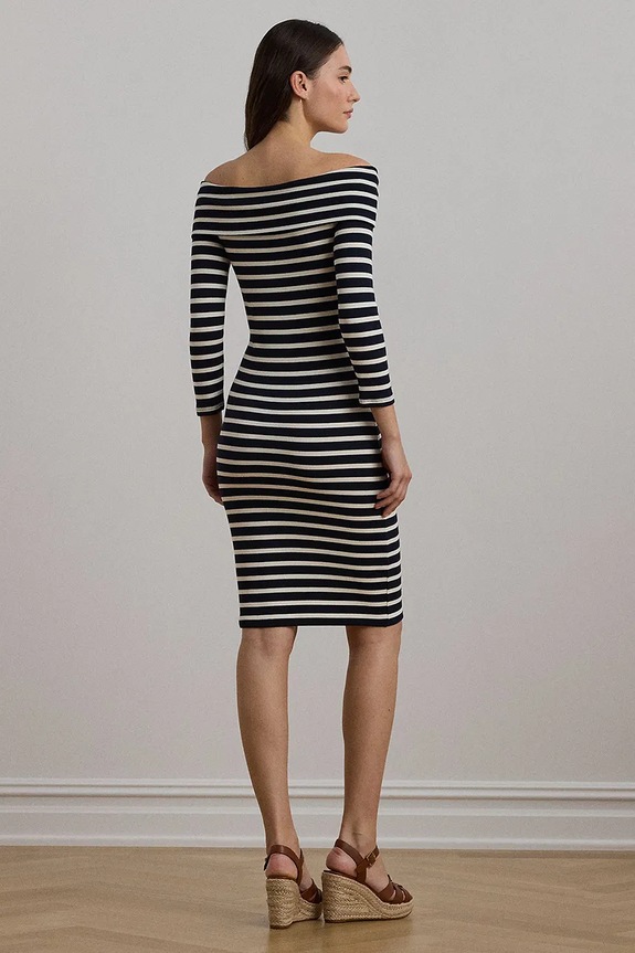 Lauren Ralph Lauren sukienka 250957718 granatowy SS25