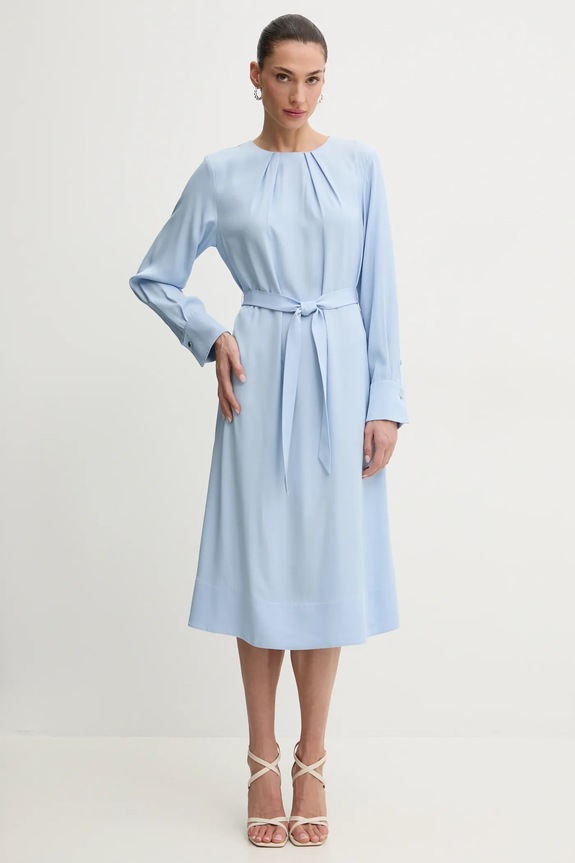 BOSS vestito midi blu 50530538