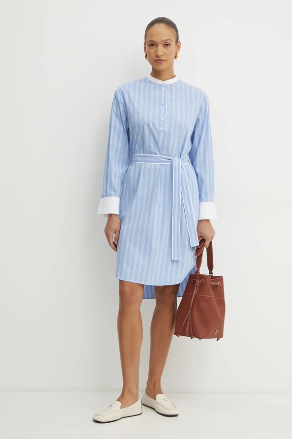 Haljina BOSS 50531532 plava SS25