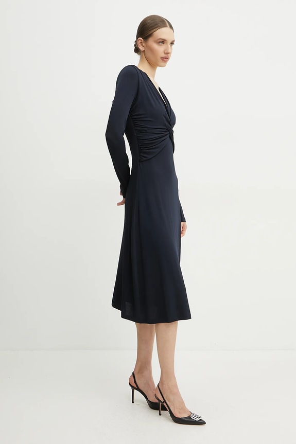 Φόρεμα BOSS σκούρο μπλε 50532019