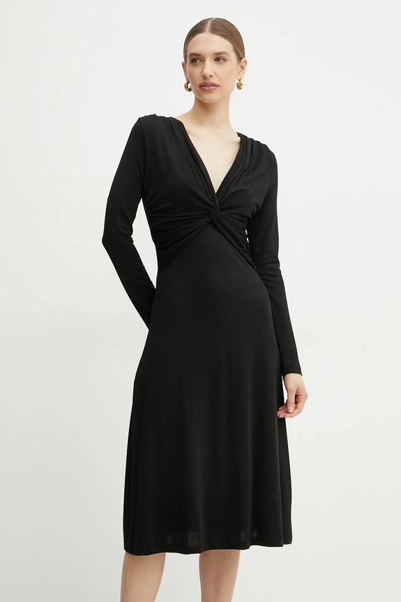 BOSS vestito 50532019 nero SS25