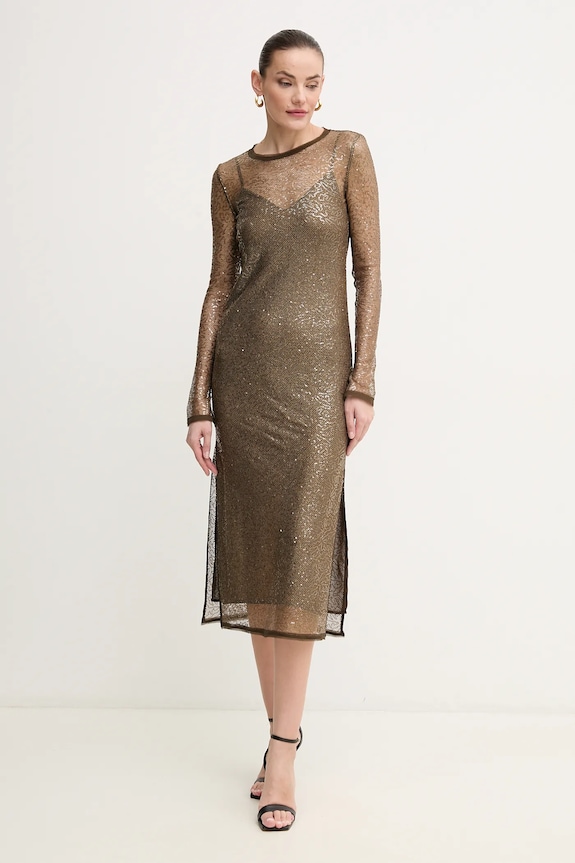Pinko sukienka 104709.A2EX zielony SS25