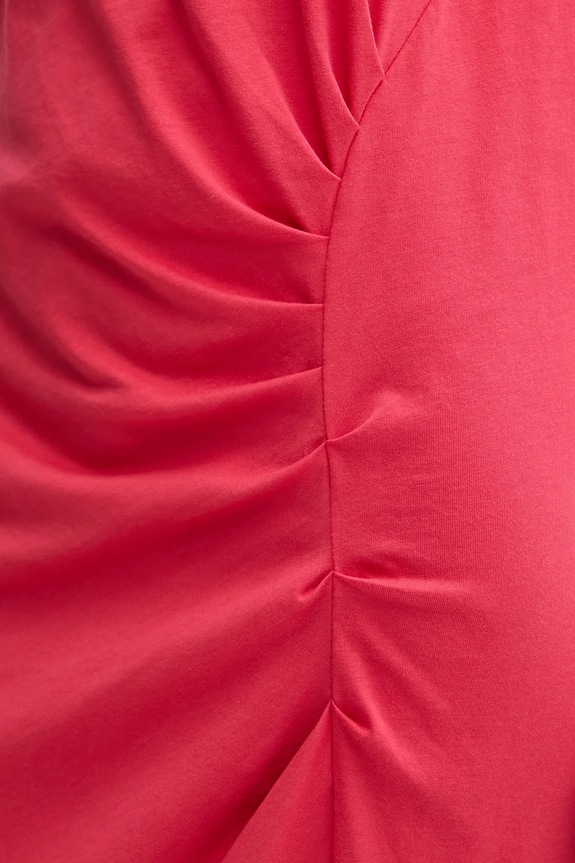 Βαμβακερό φόρεμα Pinko 104614.A2HE κόκκινο