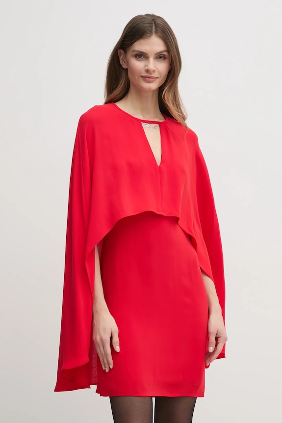 Karl Lagerfeld vestito mini rosso A1W13022