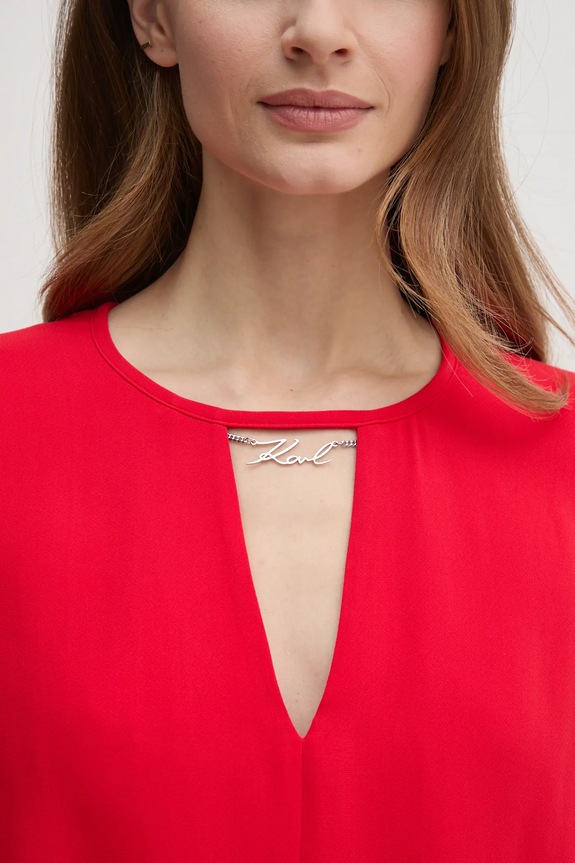 Karl Lagerfeld vestito A1W13022 rosso