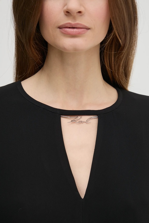 Karl Lagerfeld vestito A1W13022 nero